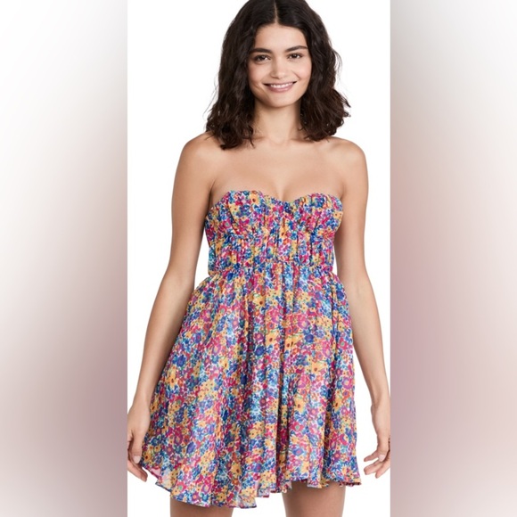 ❤️COPY - For Love & Lemons Sasha Strapless Mini Dress - Picture 7 of 10